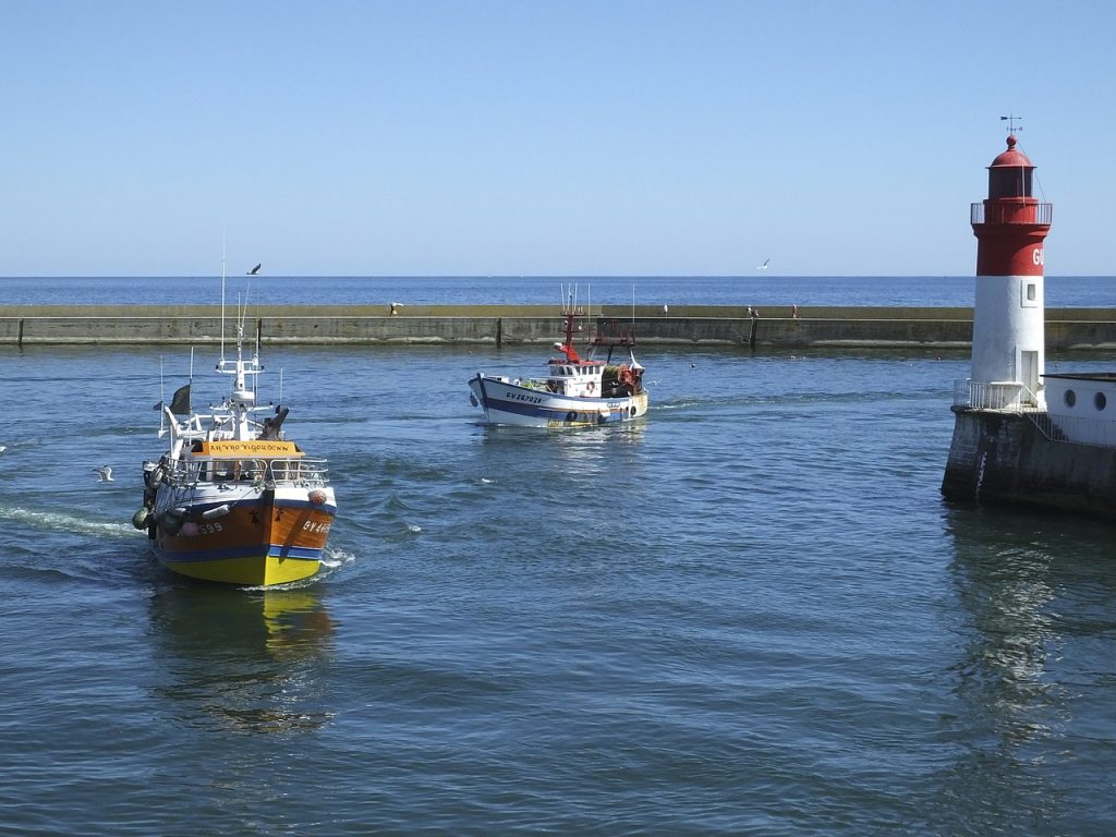 le port de Guilvinec dans le Finistère